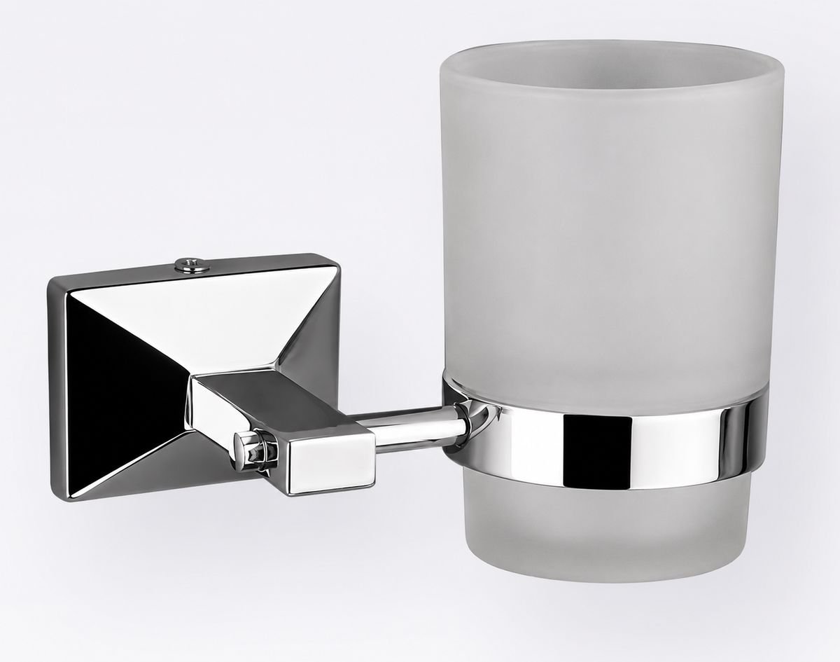 Glass Tumbler Holder in Chrome finish