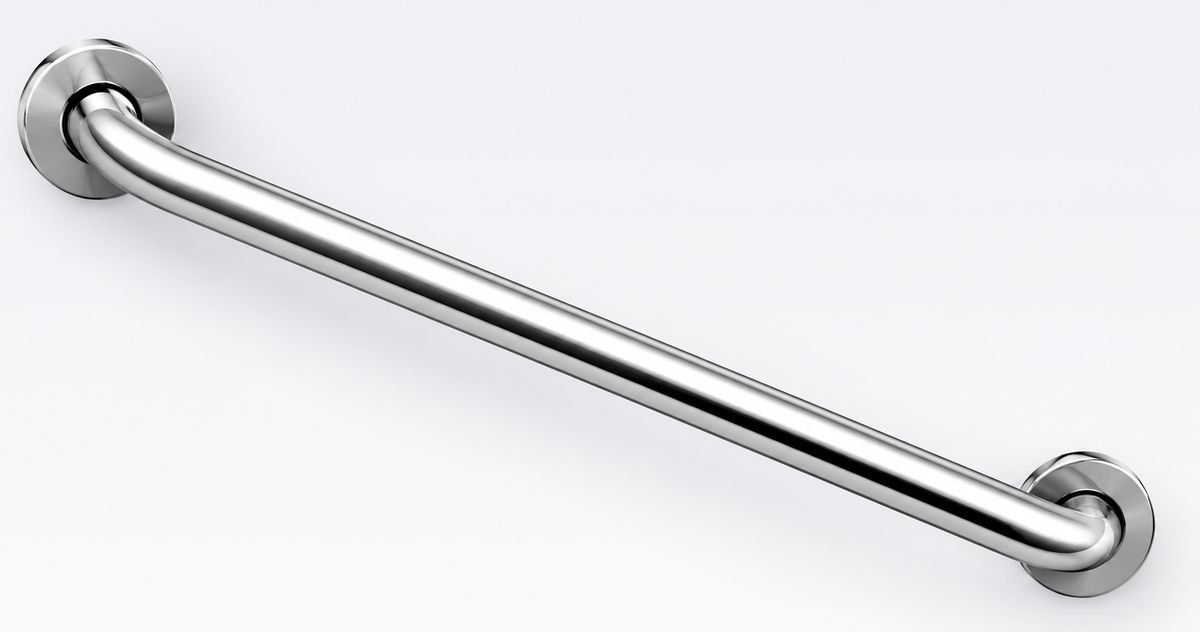 SS Grab Bar in CP Premium finish