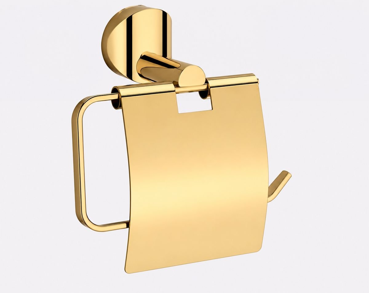 Toilet Paper Holder in Gold finish