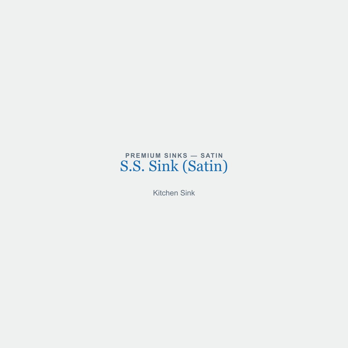 Premium Sinks Series